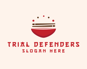 Asian Food Bowl Restaurant logo design