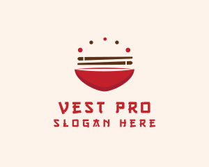 Asian Food Bowl Restaurant logo design