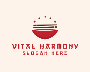 Asian Food Bowl Restaurant logo design