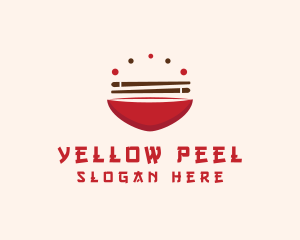 Asian Food Bowl Restaurant logo design