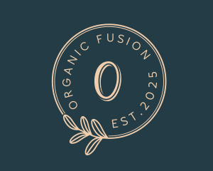 Organic Leaf Wreath  logo