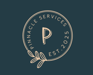 Organic Leaf Wreath  logo