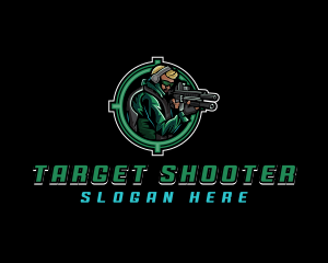 Soldier Military Shooting logo