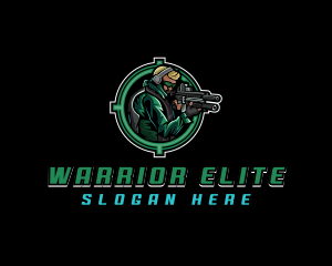 Soldier Military Shooting logo