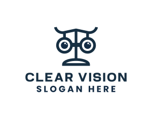 Eyeglasses Scale Law logo design