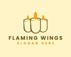 Relaxing Candle Light logo design