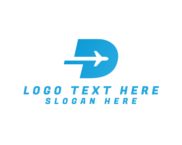 Commercial Plane logo example 1