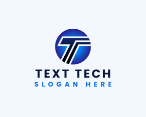 Tech Digital Multimedia Letter T logo design