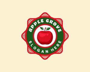 Nutritional Fruit Apple logo design