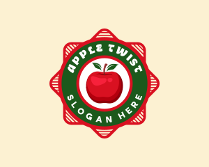 Nutritional Fruit Apple logo design