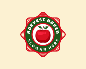 Nutritional Fruit Apple logo design