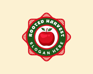 Nutritional Fruit Apple logo design