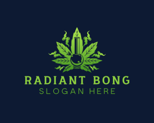 Marijuana Weed Bong Smoke logo