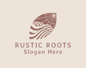 Rustic Lawn Field logo design