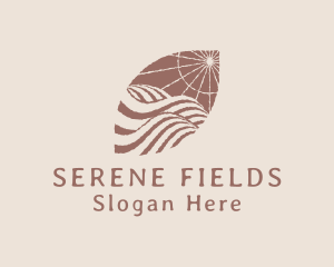 Rustic Lawn Field logo design