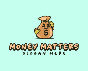 Dollar Money Bag logo design