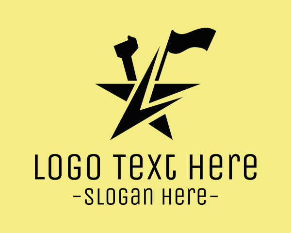 Leader logo example 1