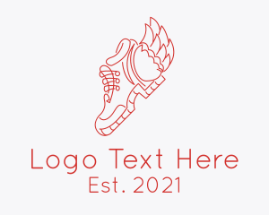 Fire Wing Sneaker Boot logo