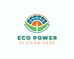 Solar Power Panel logo design