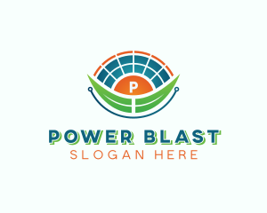 Solar Power Panel logo design