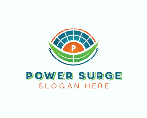 Solar Power Panel logo design