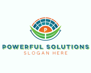 Solar Power Panel logo design