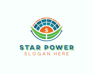 Solar Power Panel logo design