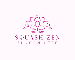 Massage Spa Lotus logo design