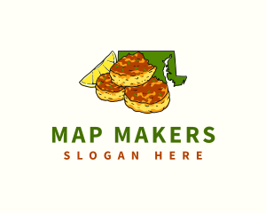 Maryland State Crab Cake logo design