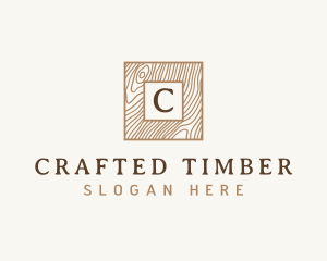 Wooden Carpentry Woodwork logo design