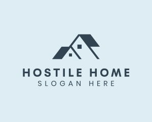 Home Builder Roofing logo design