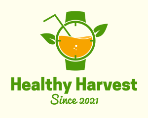 Healthy Juice Time logo design