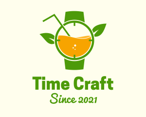 Healthy Juice Time logo design