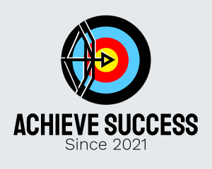 Archery Arrow Target  logo design