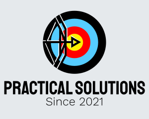 Archery Arrow Target  logo design