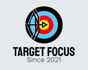 Archery Arrow Target  logo design