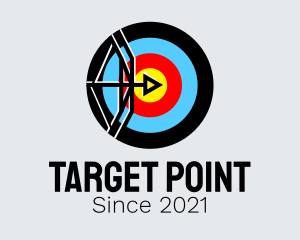 Archery Arrow Target  logo design