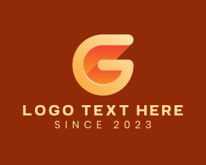 Orange Letter G logo