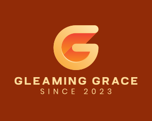 Orange Letter G logo design