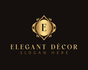 Luxury Decorative Floral logo design