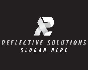 Modern Ribbon Letter R logo design