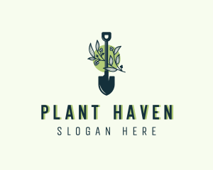 Plant Shovel Landscaping logo design