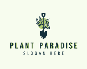 Plant Shovel Landscaping logo design