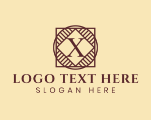 Stylish Elegant Business Letter X logo