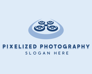 Aerial Drone Surveillance  logo design