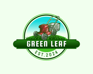 Maintenance Lawn Mower logo design