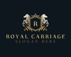 Luxury Horse Royal logo design