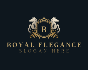 Luxury Horse Royal logo design