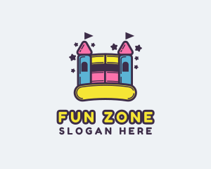 Kiddie Bounce Castle logo design