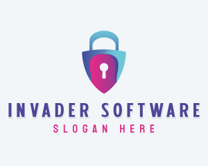 Cybersecurity Software Tech logo design